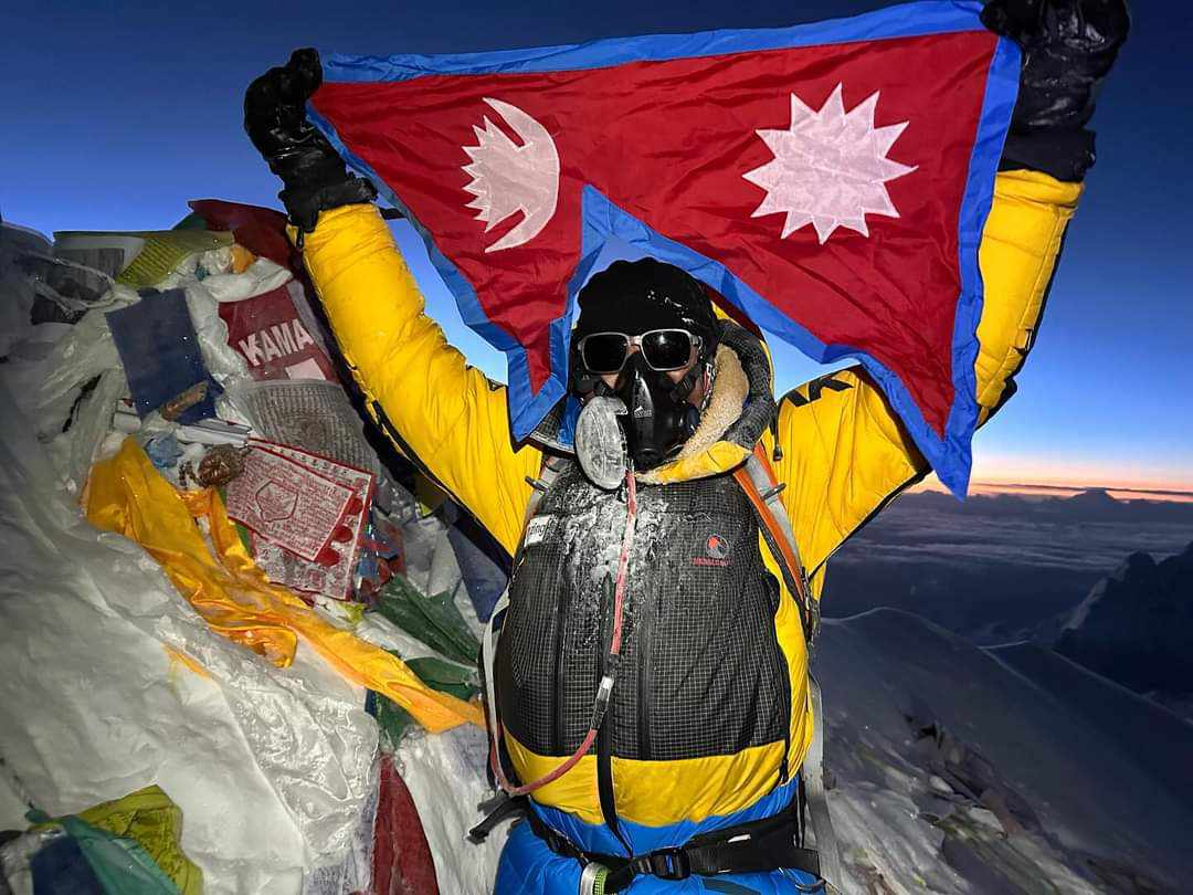 DJ Tenzing summits Sagarmatha, attempts world record - RedVoiceNepal