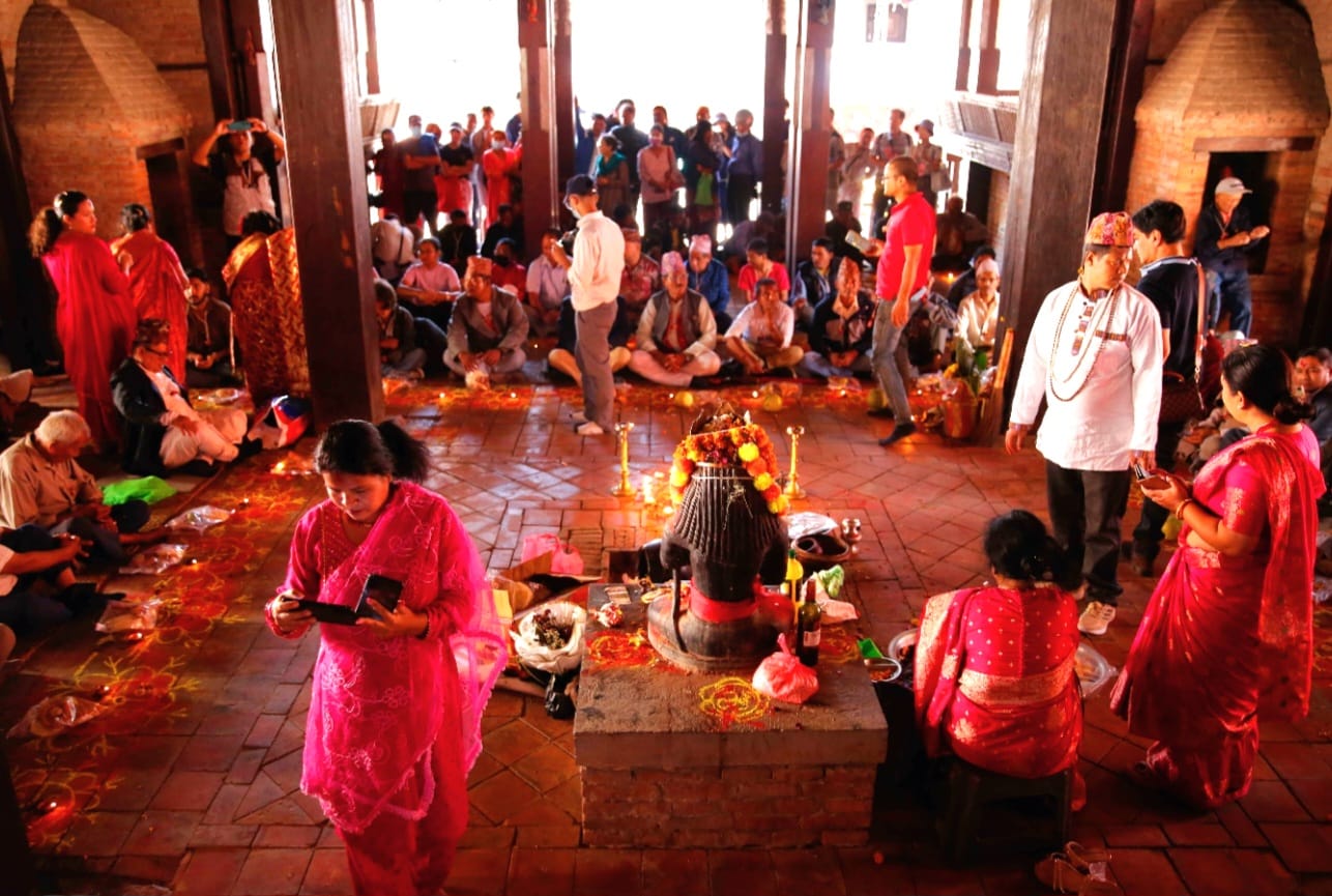 Anjali Didi Continues Group Bhaitika: Hundred Receives Tika at Basantapur