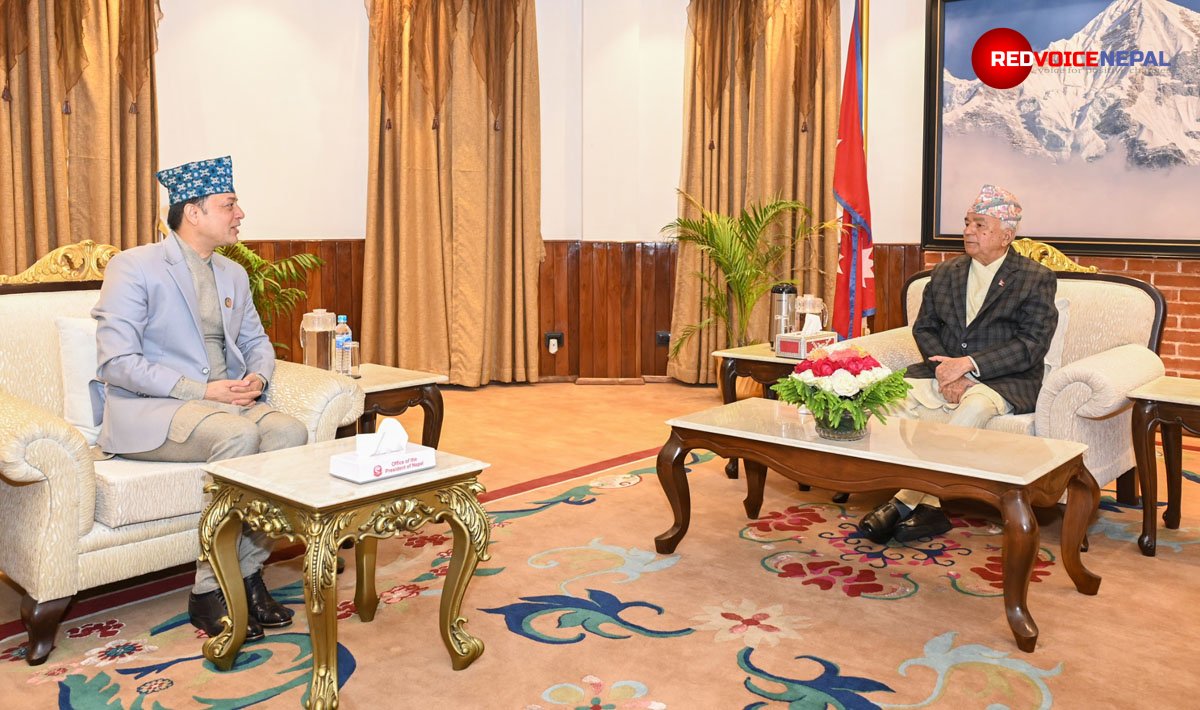 President Paudel Meets Speaker Aryal After PM Shah Walks Out of Parliament